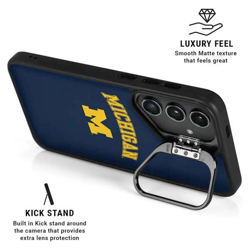 University of Michigan M Galaxy S25 Ultra Kickstand Case